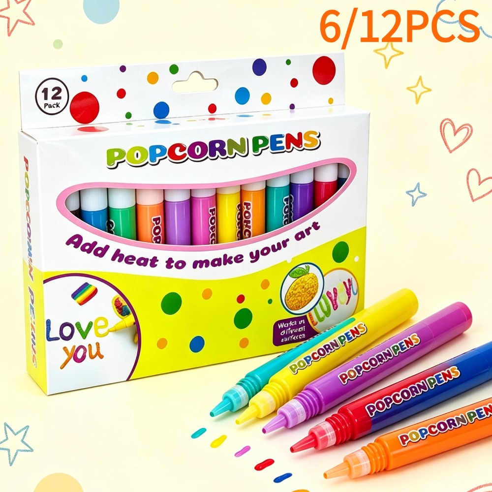 Copic Marker Sketch - Magische Pluizige Popcorn Pennen Set 3D