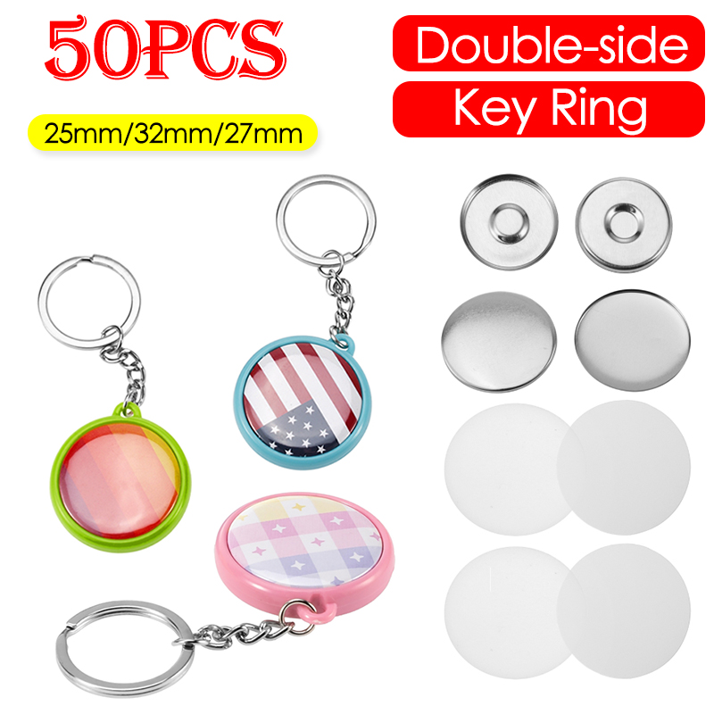 Button Badge Blank - 50 stuks/set 25mm 32mm 37mm Dubbelzijdige