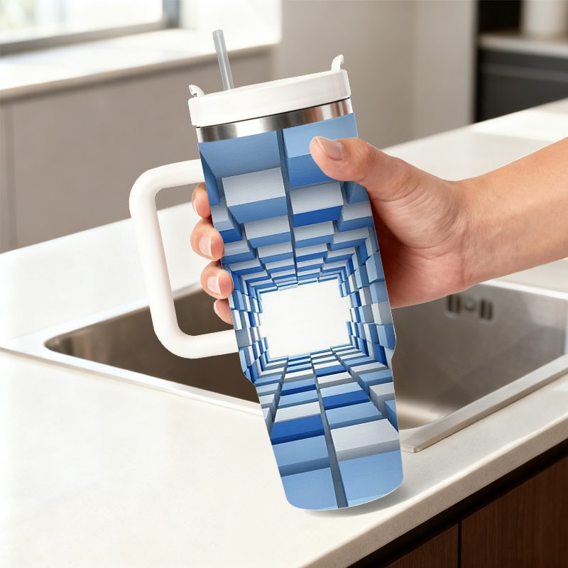 Sublimation Mug White - 40 Oz RVS dubbelwandige geïsoleerde beker