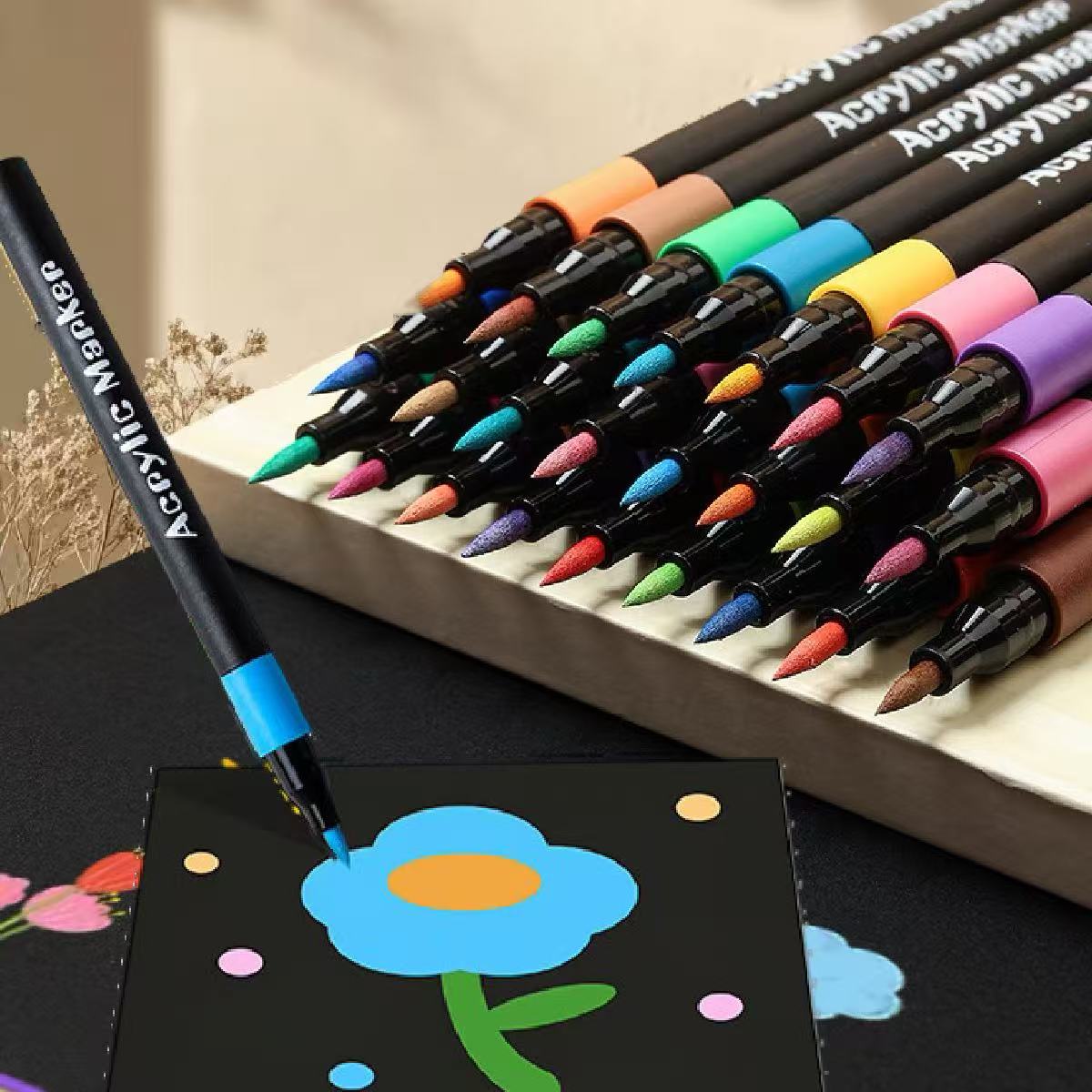 Copic Marker Classic - 12/24/36pcs Zachte Borstel Tip Acryl Marker