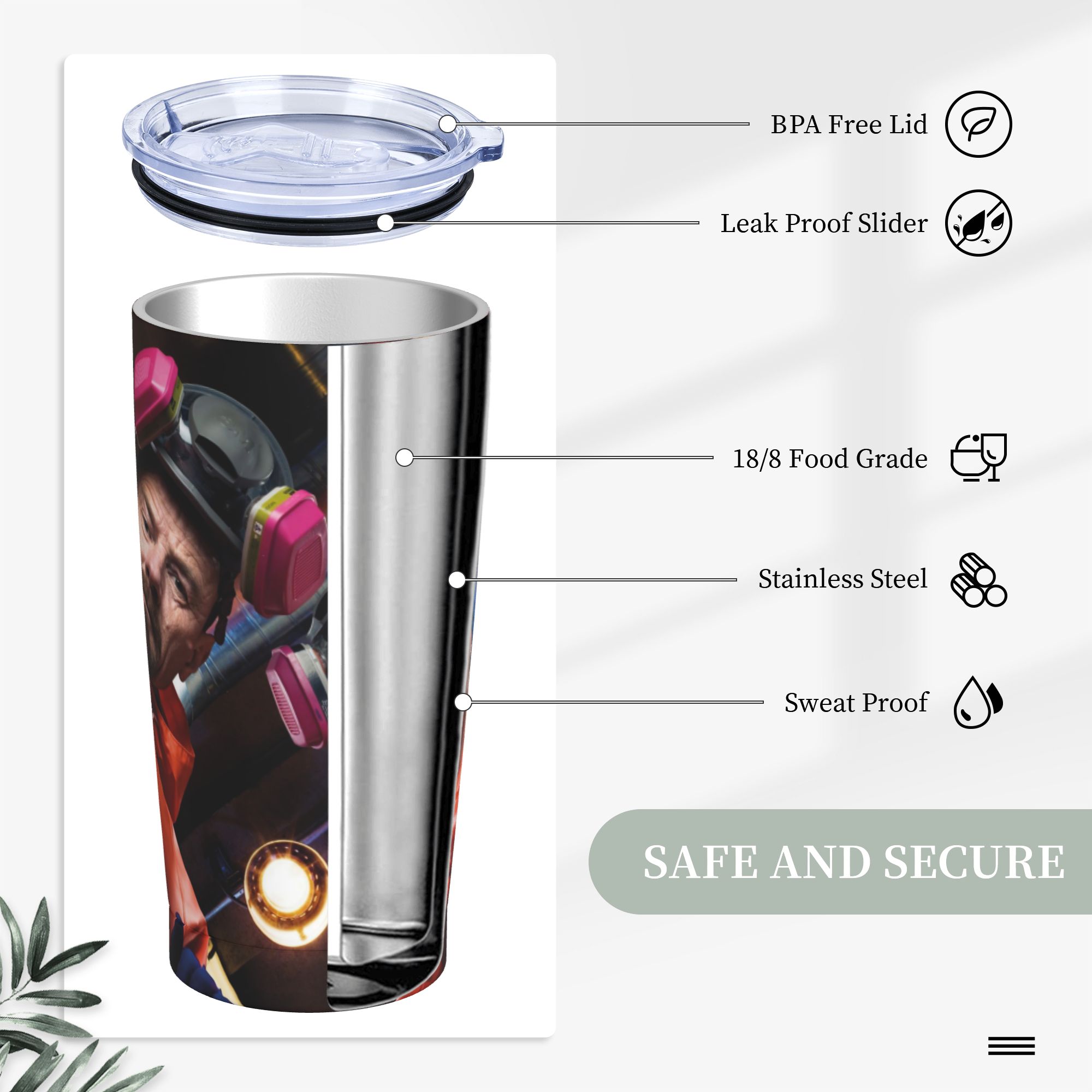 Walter White Pinkman Tumbler V - Tumbler 20Oz White recensie en prijs