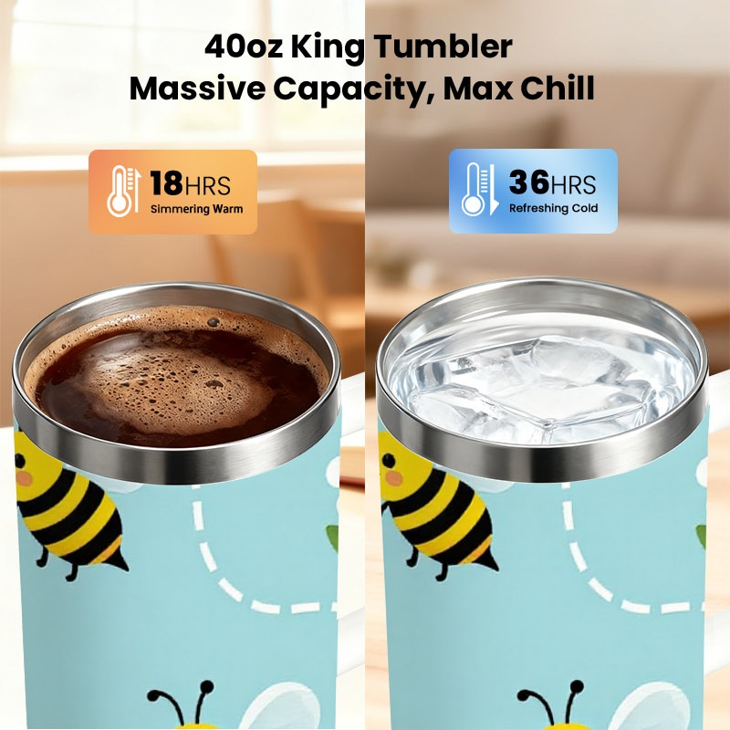 Speelse cartoonbij en witte bl - Sublimation Mug White recensie en prijs