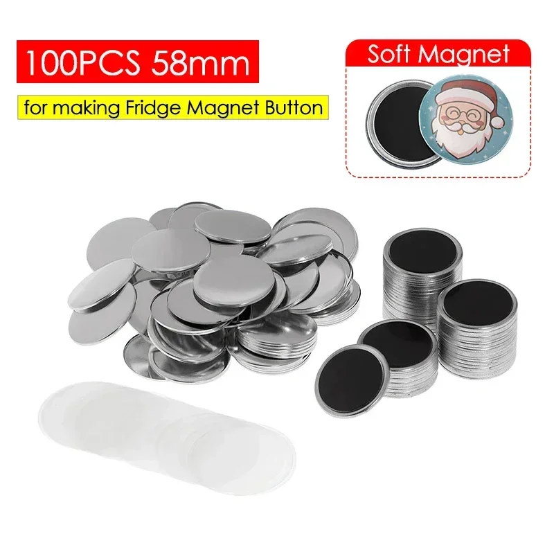Lege zachte magnetische koelka - Button Badge Blank recensie en prijs