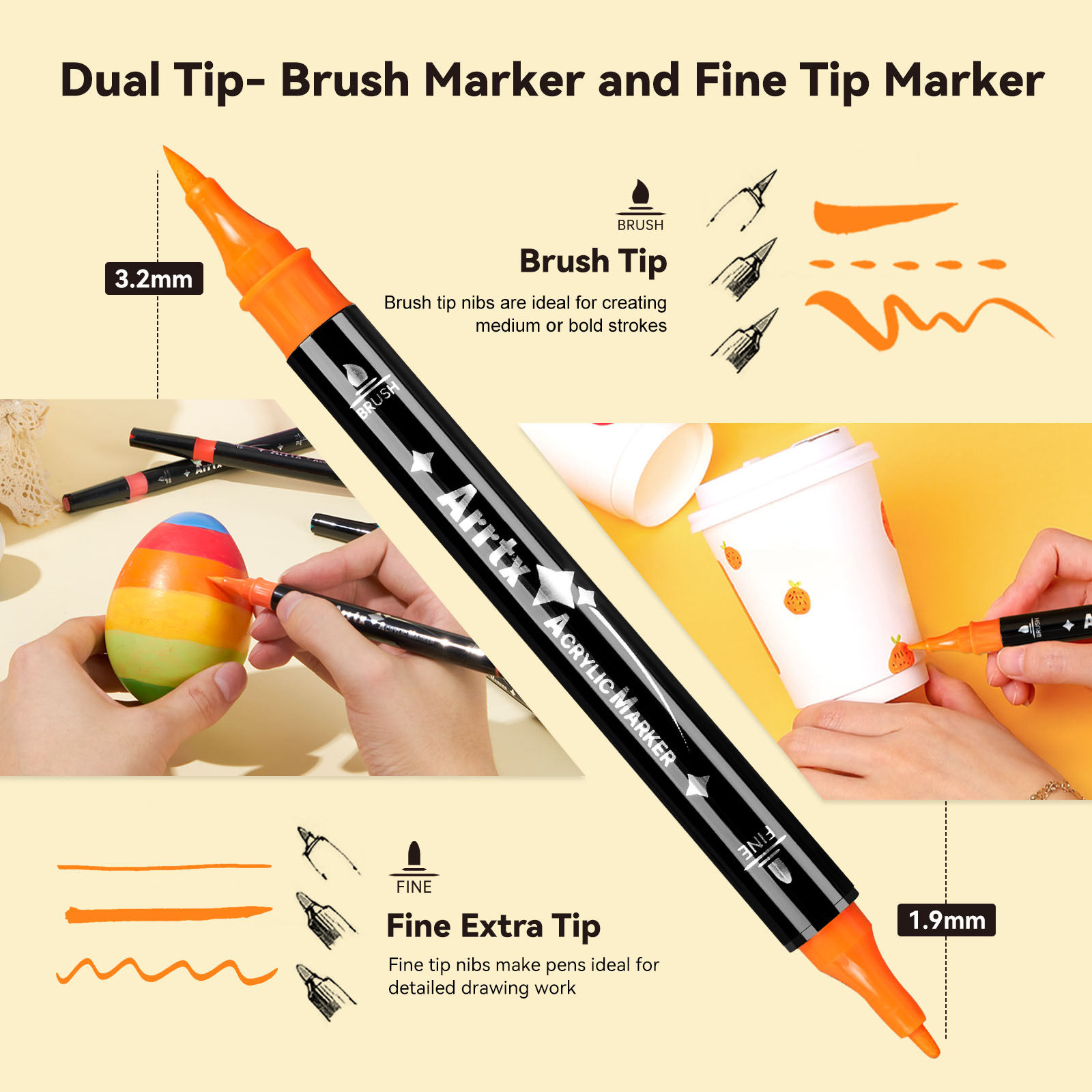 Arrtx 64 kleuren acrylverfpenn - Copic Marker Classic recensie en prijs