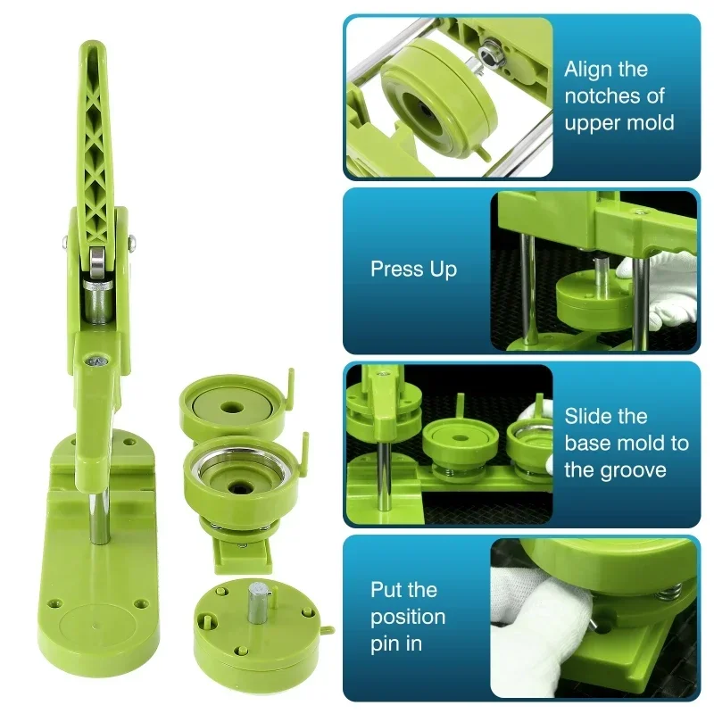 25/32/37/44Mm Knop Maker Machi - Button Badge Blank recensie en prijs
