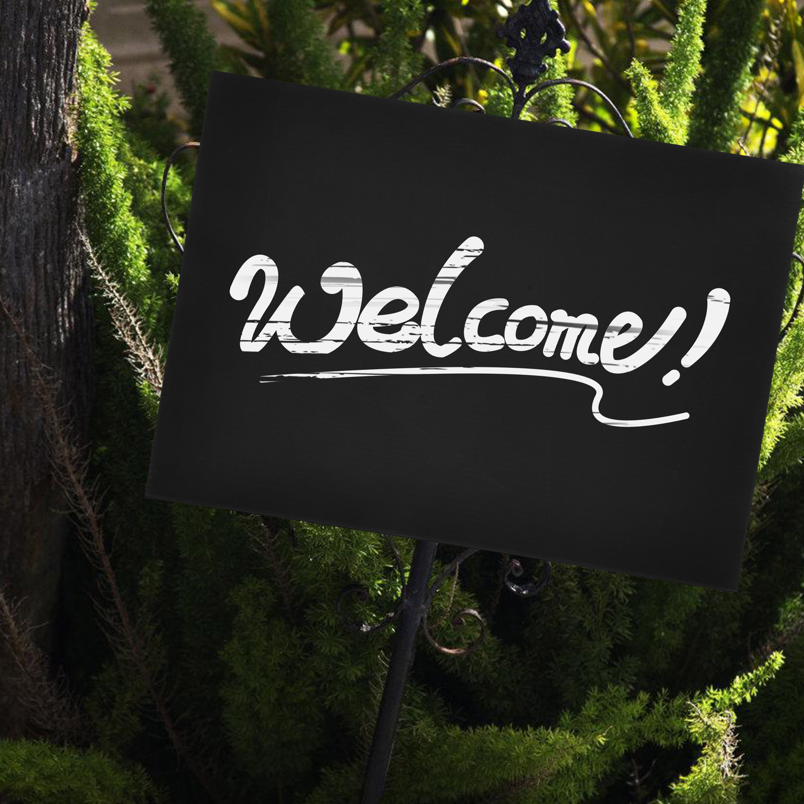 2 stuks strakke zwarte blanco  - Yard Sign Blank recensie en prijs