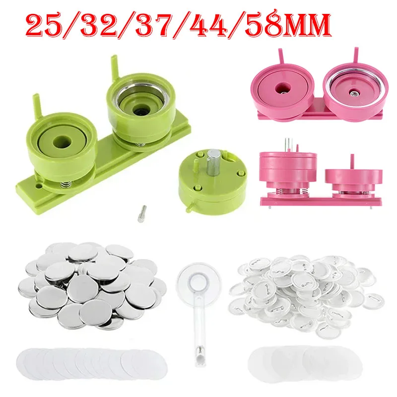 100Sets 25/32/37/44/58mm Badge - Button Badge Blank recensie en prijs