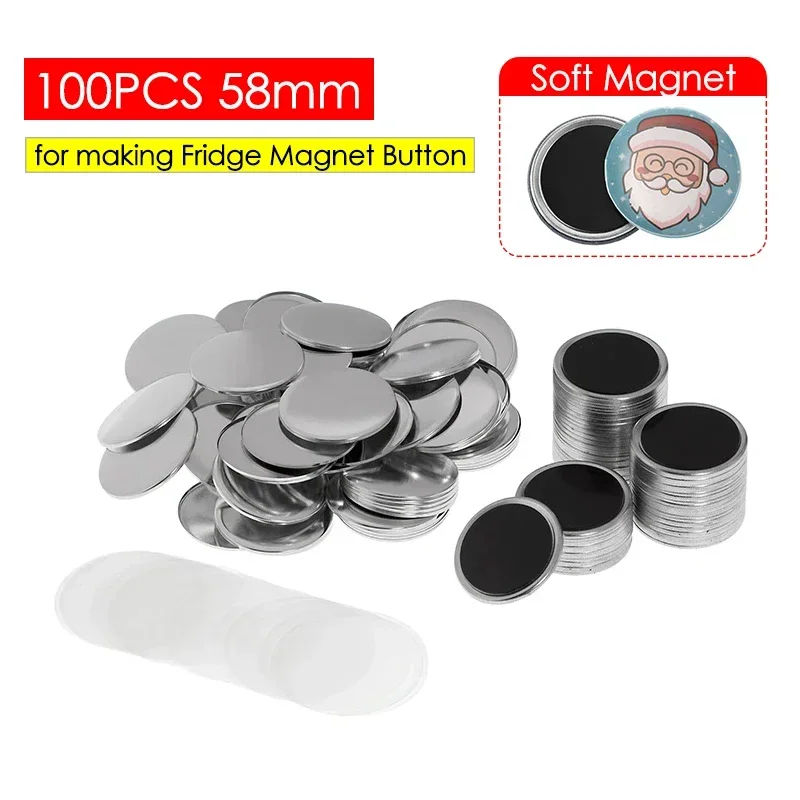 50/100PCS 25-75mm Magneet Koel - Button Badge Blank recensie en prijs