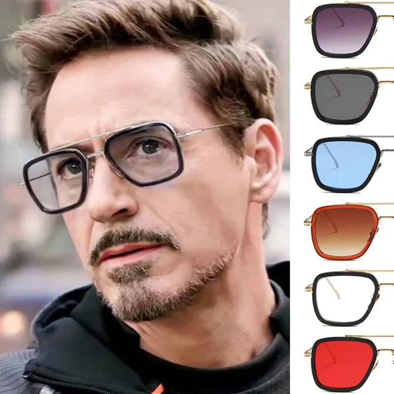 Steam Punk Tony Stark zonnebri - Metal Photo Panel recensie en prijs